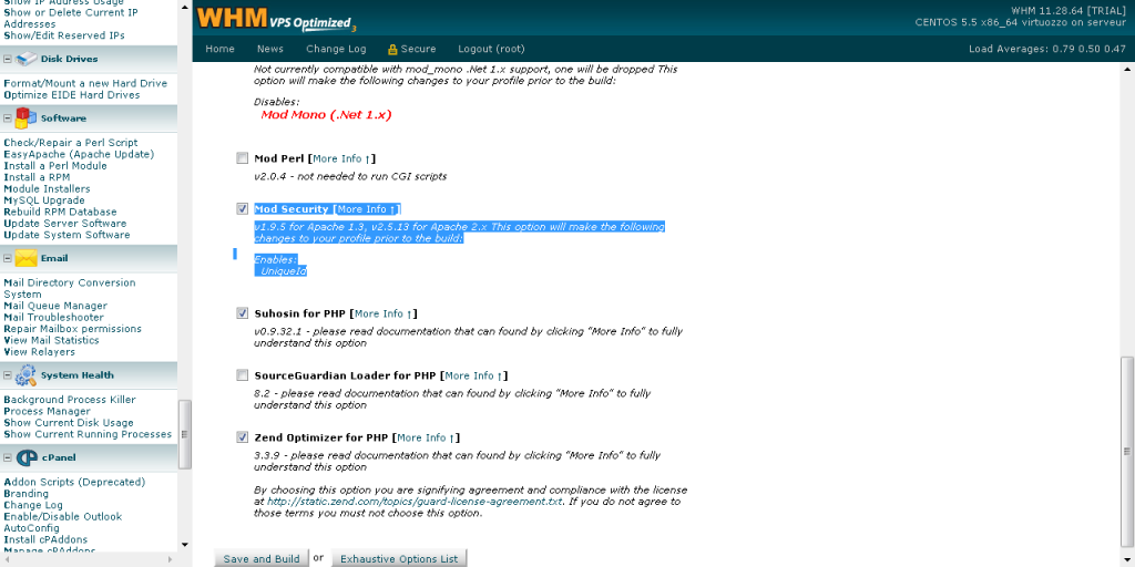 Comment installer Mod Security contre les attaques sur Cpanel ...