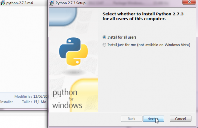 Executer Python2.7.3.exe